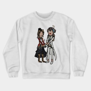 Paranormal Detective & Lockheart Cartoon 4 Crewneck Sweatshirt